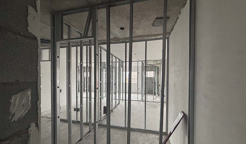 Guias e montantes dry-wall - 5º pavimento