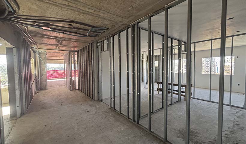 10º pavimento - Dry-wall